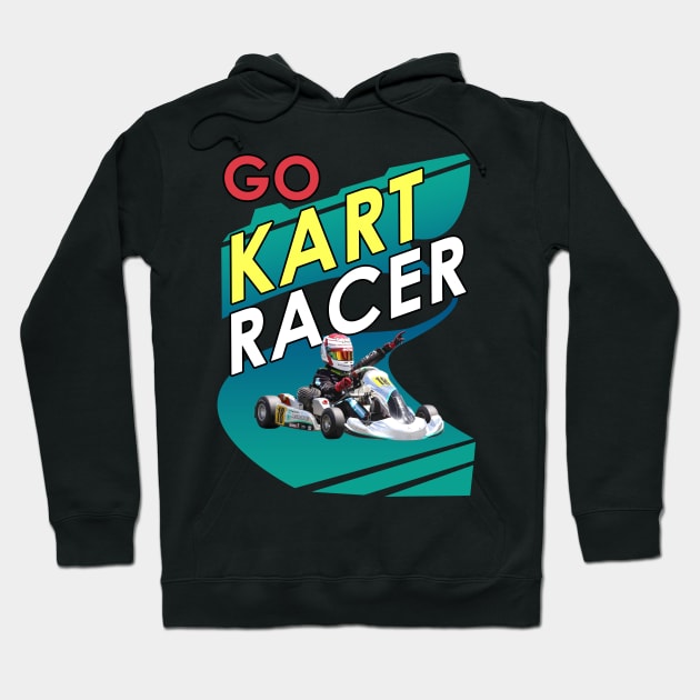 Go Kart Racer Hoodie by Markyartshop